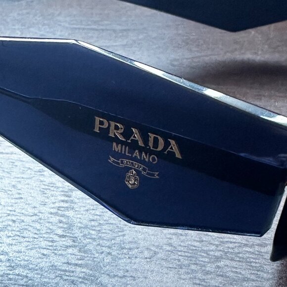 Prada PR17 Standard Sunglasses, Dark Navy, pre loved/ authentic